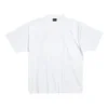 Håndtegnet T-shirt, medium pasform, “Hvid” 764235TPVU49601
