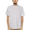 Håndtegnet T-shirt, medium pasform, “Hvid” 764235TPVU49601