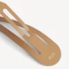 Holli XXL-hårspænde-sæt til kvinder, 2 stk., i beige/skinnende sølv