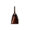 Hourglass lille håndtaske med skildpaddeskalsmønster “Brown” 5935462AAZK2126