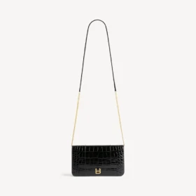 Hourglass mobiltaske til kvinder i sort