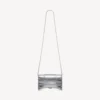 Hourglass-pung til kvinder med kæde i sølv