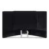 Hourglass Velvet Jersey-pung med kæde “Black” 6560502AAPT1000