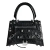 Hourglass X Le Cagole mellemstor håndtaske “Black” 7815852AAY11000
