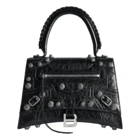 Hourglass X Le Cagole mellemstor håndtaske “Black” 7815852AAY11000