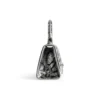 Hourglass Xs håndtaske med kædebroderi “Silver” 7204712AARN8110