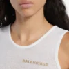 Hvid tanktop til kvinder