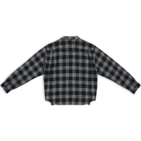 Hybrid-T-shirt med V-hals “Anthracite Black White” 704271T41301163