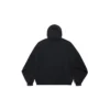 I Love Paris Balenciaga-hettetrøje, Large Fit “Black Faded” 803265TRVM61041