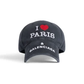 I Love Paris Balenciaga-kasket “Sort” 811743410B21002 I Love Paris Balenciaga-kasket “Sort” 811743410B21002