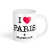 I love Paris Balenciaga-krus “White” 818761T01769000