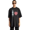 I Love T-shirt, Large Fit “Black” 744439TOVH39034