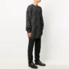 Intarsia-strikket trøje med logo “Grey” 625970T31781262