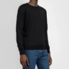 Interlocked BB-sweatshirt med tryk på ryggen “Black Blue” 583117T14391710