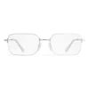 Invisible Rectangle solbriller “Silver” 768058T00051402