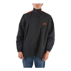 Jakke med dobbelt ærme og lynlås “Black” 602278TG0114100