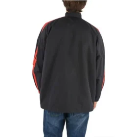 Jakke med dobbelt ærme og lynlås “Black” 602278TG0114100