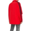 Jakke med dobbelt ærme og lynlås “Red” 602278TG0116010