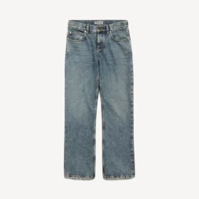 Jeans til kvinder i regular fit i beskidt vintageblå
