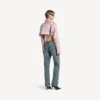 Jeans til kvinder i regular fit i beskidt vintageblå