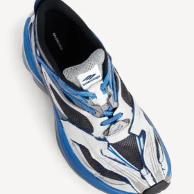 Jet-sneakers til mænd i hvid/blå/sort