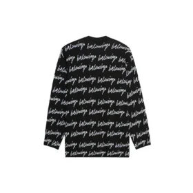 Jumper med logo overalt “Black” 625984T31841070 Jumper med logo overalt “Black” 625984T31841070
