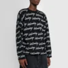 Jumper med logo overalt “Black” 625984T31841070