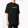Klassisk logo, stor, kortærmet, unisex, sort 620941TIV501070