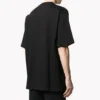 Klassisk logo, stor, kortærmet, unisex, sort 620941TIV501070