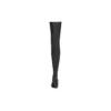 Knife 110 mm over-the-knee-støvler “Black Matte Spandex” 719816W2ES01000