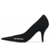 Knife Knit 80 mm højhælede pumpesko “Black” 628602W18021090