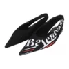 Knife Slingback Logo Print Casual Flats “Sort” 500619W06001091
