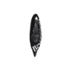 Knife Slingback Logo Print Casual Flats “Sort” 500619W06001091