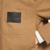 Kort arbejdsjakke til kvinder i beige