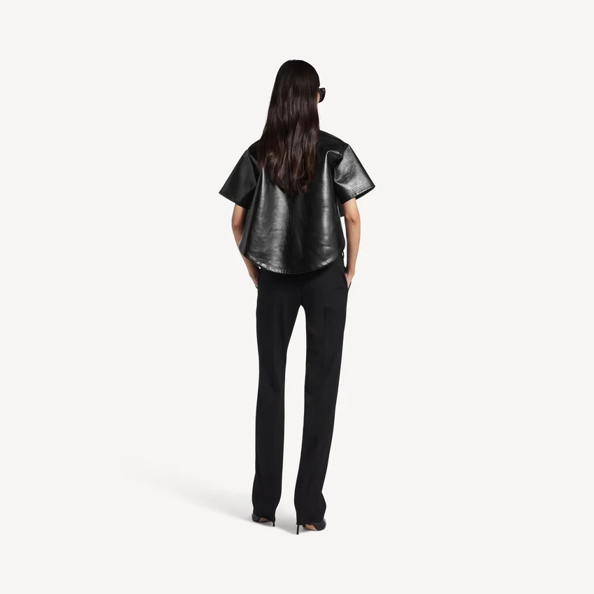 Slim fit-bukser til kvinder i sort Slim fit-bukser til kvinder i sort
