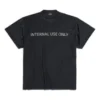 Kun til internt brug Inside-out T-shirt “Black” 787358TQVU21083