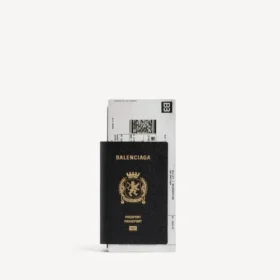 Lang herre-passepung med 1 billet i sort