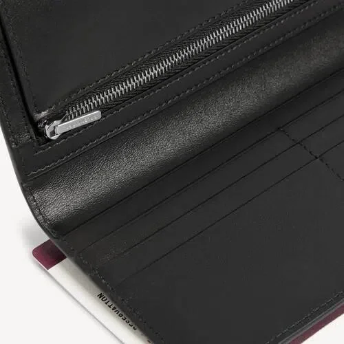 Lang herre-pung med plads til pas og 1 billet i Balenciaga-grå Lang herre-pung med plads til pas og 1 billet i Balenciaga-grå