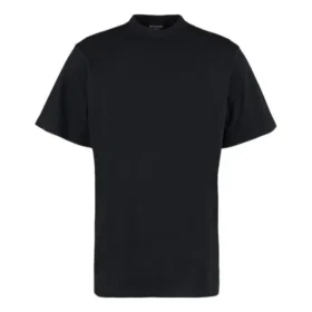 Lang T-shirt med lang bagkant og boxy pasform “Black” 681045TLVH91070