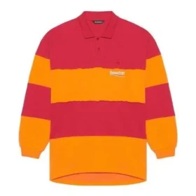Langærmet, opskåret Poloshirt “Raspberry Fluo Orange” 657073TKVA56667 Langærmet, opskåret Poloshirt “Raspberry Fluo Orange” 657073TKVA56667