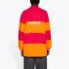 Langærmet, opskåret Poloshirt “Raspberry Fluo Orange” 657073TKVA56667