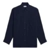 Langærmet skjorte i stor pasform “Blue” 658956TLM164100