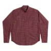 Langærmet skjorte i ternet mønster, Large Fit “Red” 658929TKM386167