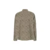 Langærmet skjorte med logo overalt “Beige” 662983TNLL19763