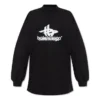 Langærmet sports-T-shirt i oversize-stil med lag-på-lag-design “Black White” 739027TPVF21070