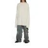 Langærmet T-shirt i oversize-størrelse “Off White” 739783TOVF49199