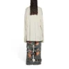 Langærmet T-shirt i oversize-størrelse “Off White” 739783TOVF49199