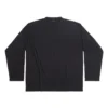 Langærmet T-shirt i oversized-pasform “Black Faded” 739783TOVF49034