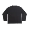 Langærmet T-shirt i oversized-pasform “Black Faded” 739783TOVF49034