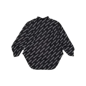 Langærmet T-shirt med Typo-logo-print “Black” 671663TLLJ11070